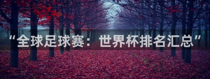 世界杯 直播：“全球足球赛：世界杯排名汇总”