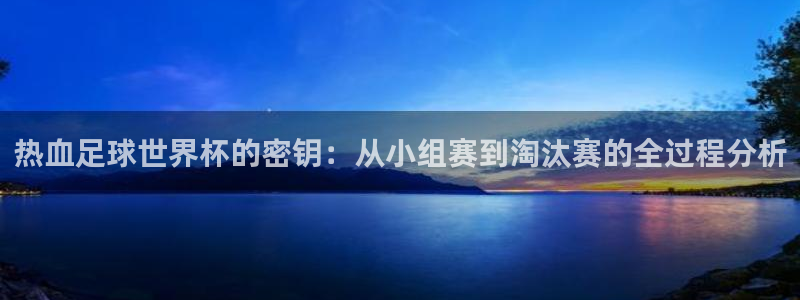世界杯球赛：热血足球世界杯的密钥：从小组赛到淘汰赛的全过程分析